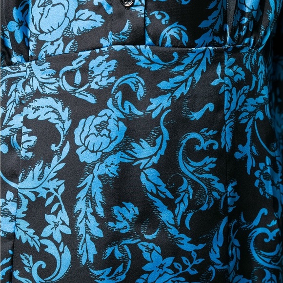 Sandro Brocade Print Short Dress Sz 40 - Picture 4 of 7